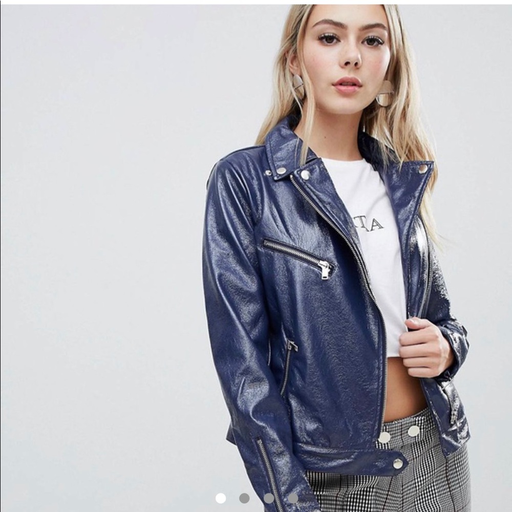 Patent motercycle jacket